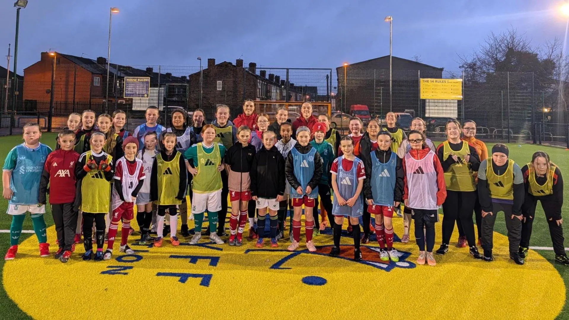 Gemma Evans and Faye Kirby inspire next generation at LFC Foundation session