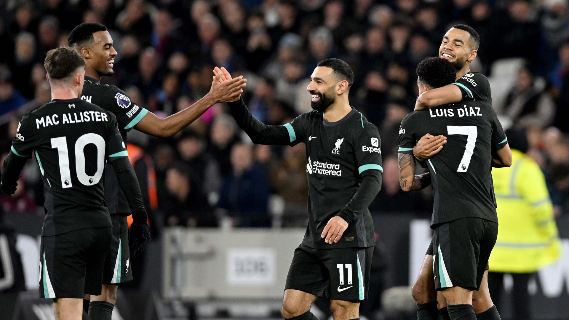 Liverpool produce clinical display to earn five-goal victory at West Ham