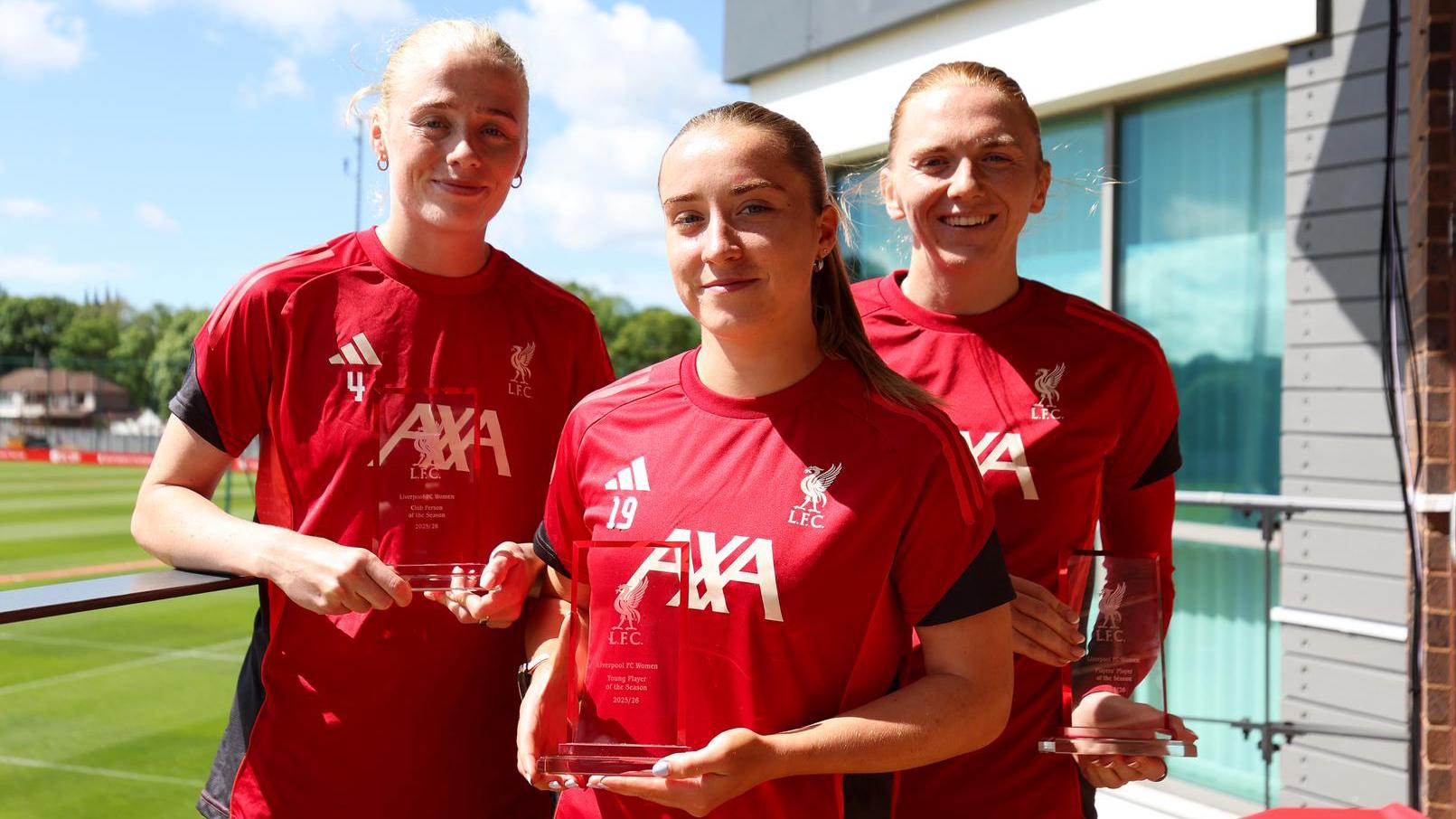 Fisk, Holland and Maclean honoured with LFC Women end-of-season awards
