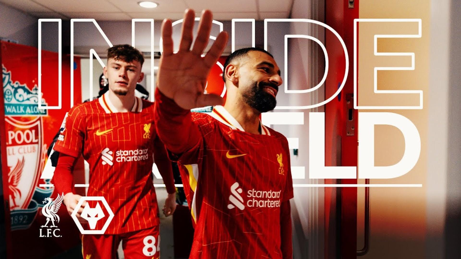 Inside Anfield: Watch unseen moments from Liverpool's win over Wolves