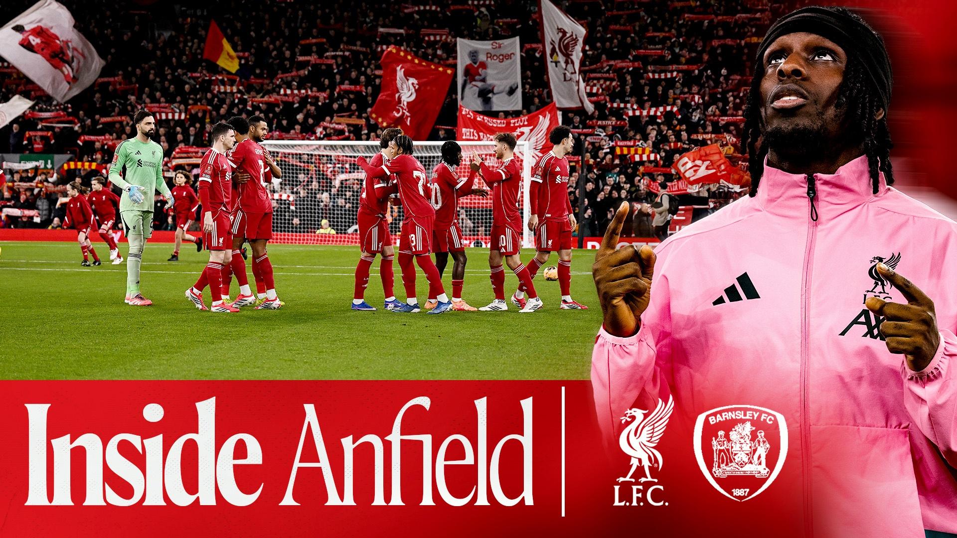 Inside Anfield: A fresh look at Liverpool's FA Cup win over Barnsley