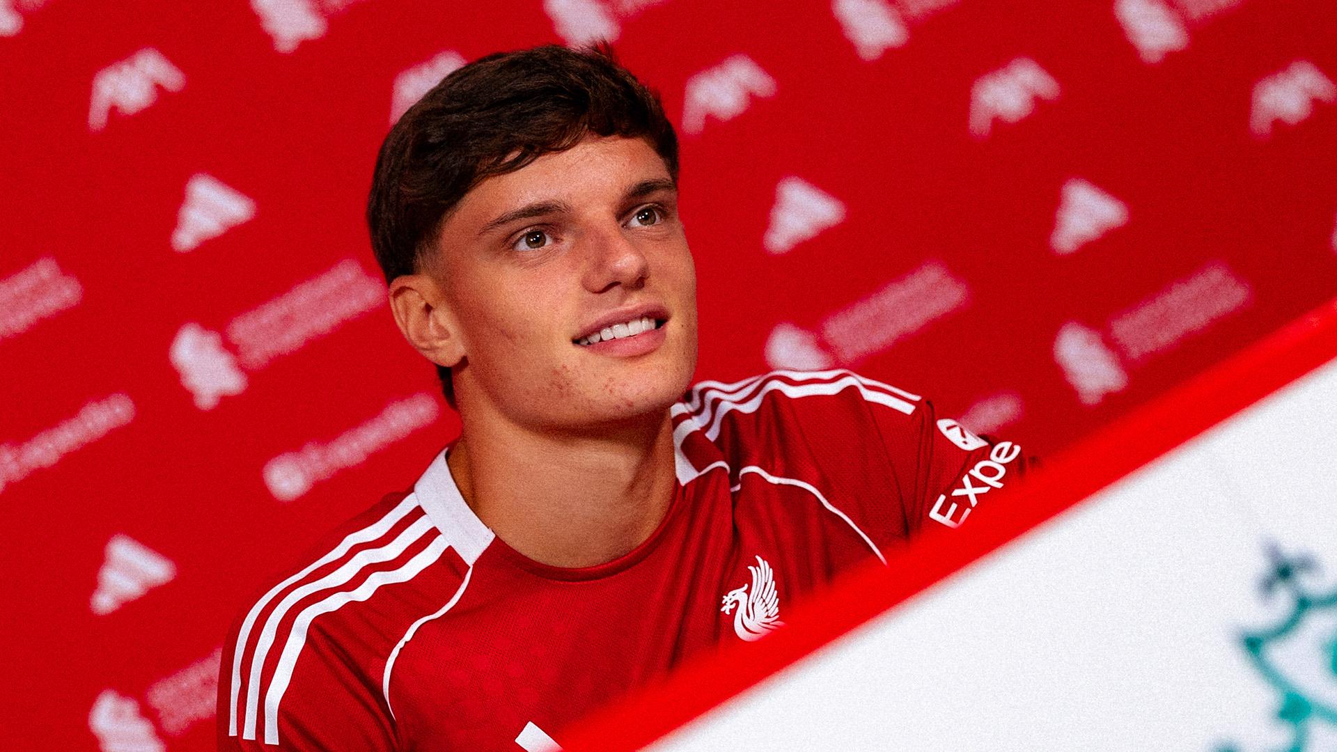 Watch in full: Giovanni Leoni's first interview as a Liverpool player