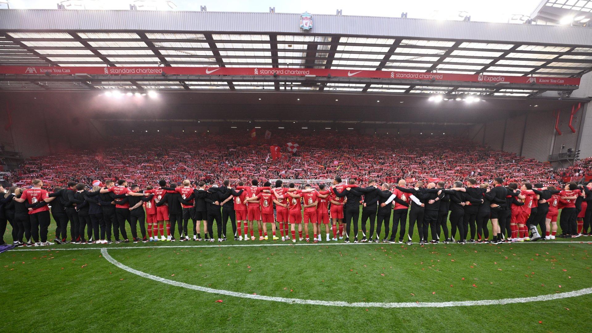 How it felt to be on the Kop to watch Liverpool lift the Premier League title