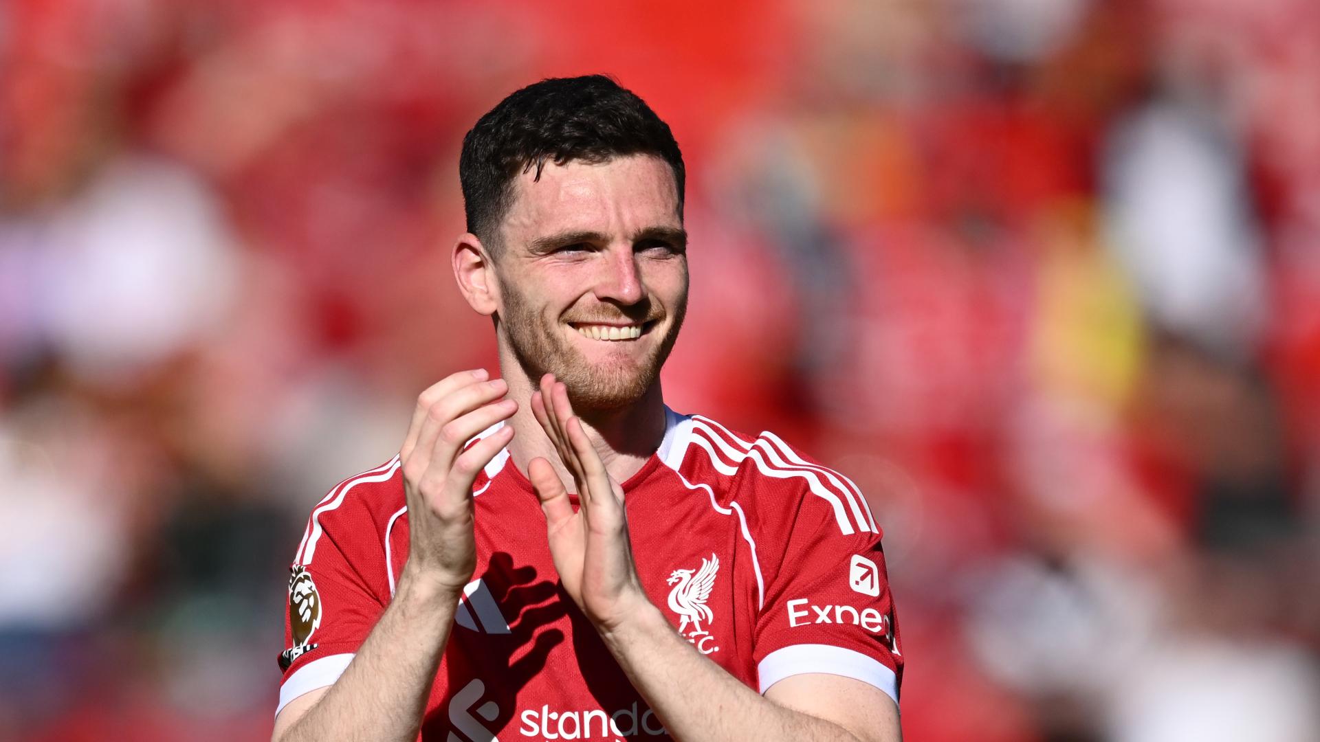 'You're a credit to LFC' - Sir Kenny Dalglish's message to Andy Robertson