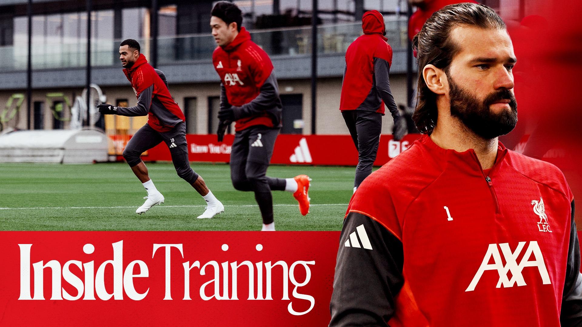 'Proper Liverpool weather!' - Inside Training as Reds get ready for Man City