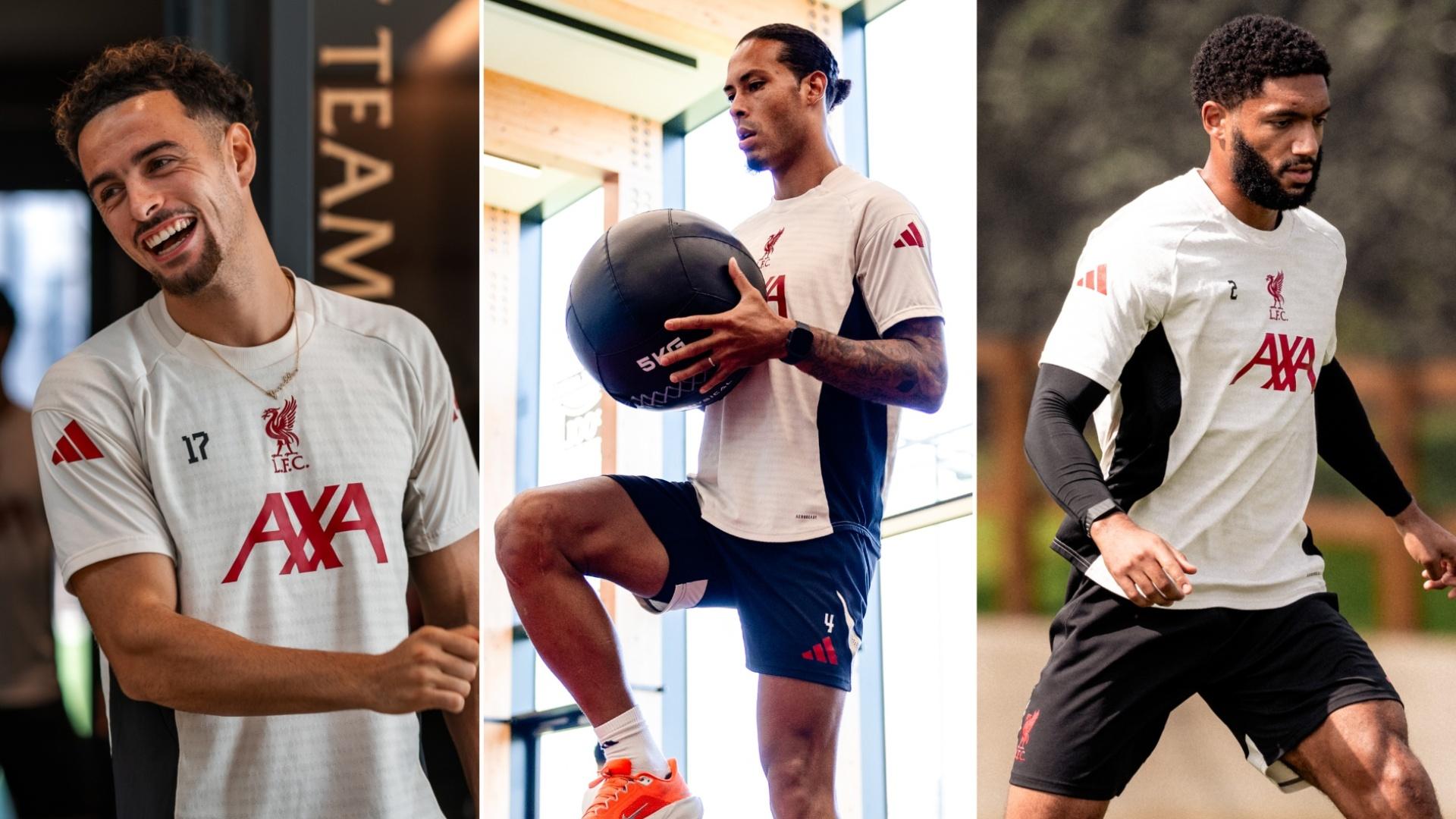 Training photos: Liverpool preparing for Premier League opener against Bournemouth