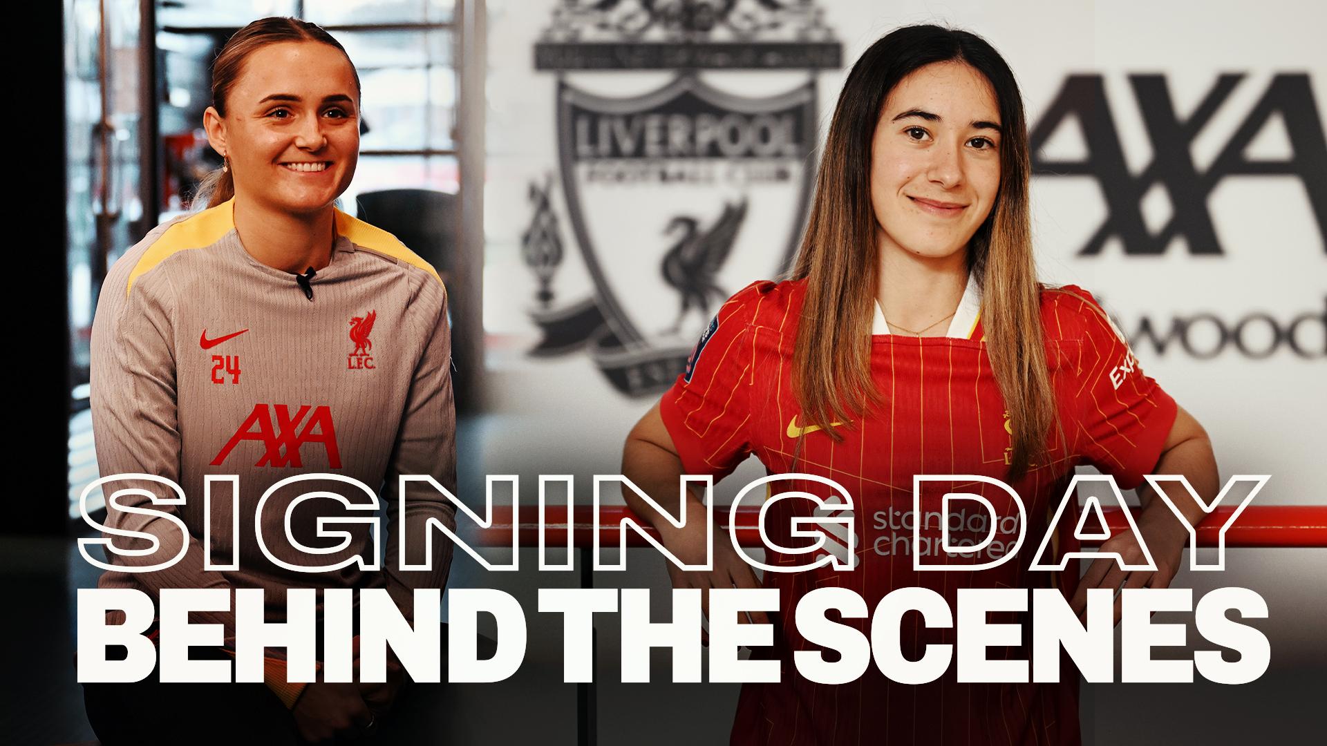 Signing day: Behind the scenes of Sam Kerr and Julia Bartel arrivals