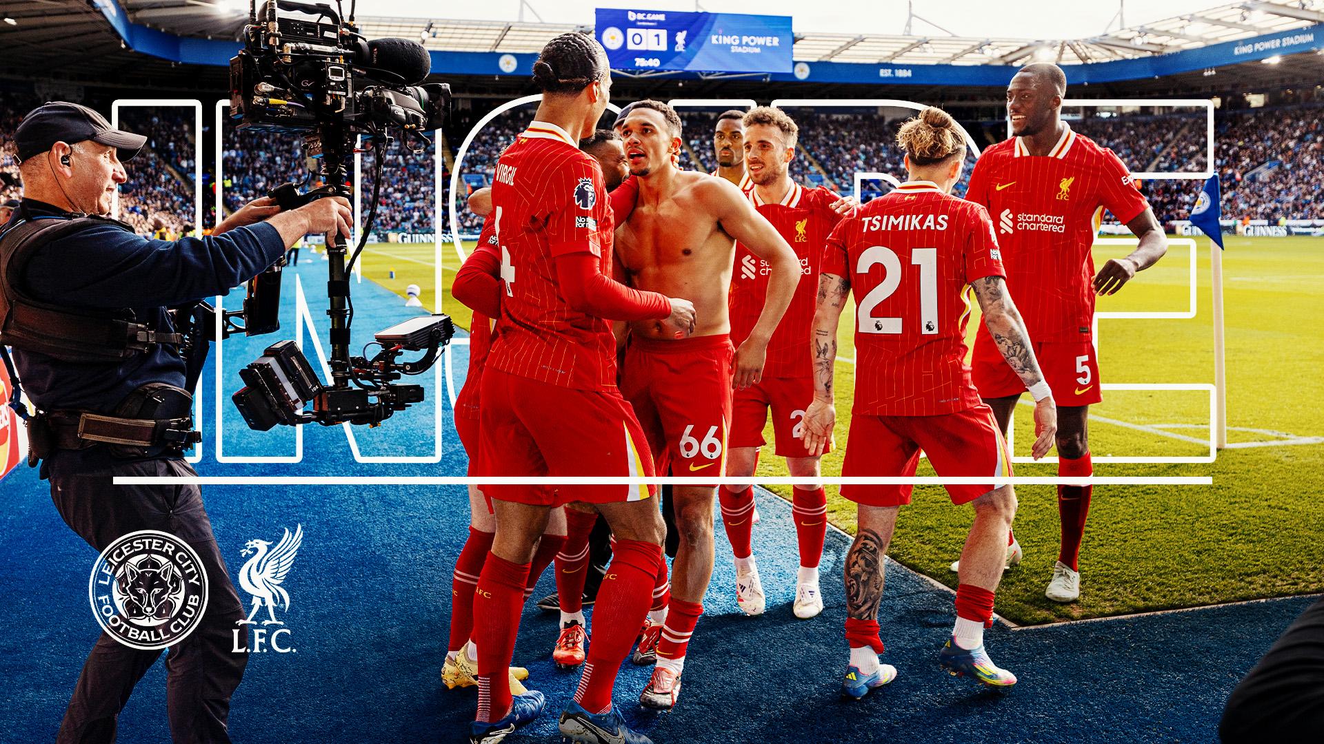 Inside: Unseen moments as Liverpool neared title glory at Leicester