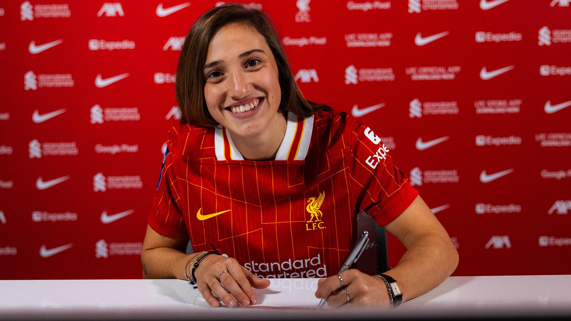 Liverpool FC Women complete loan signing of Alejandra Bernabe