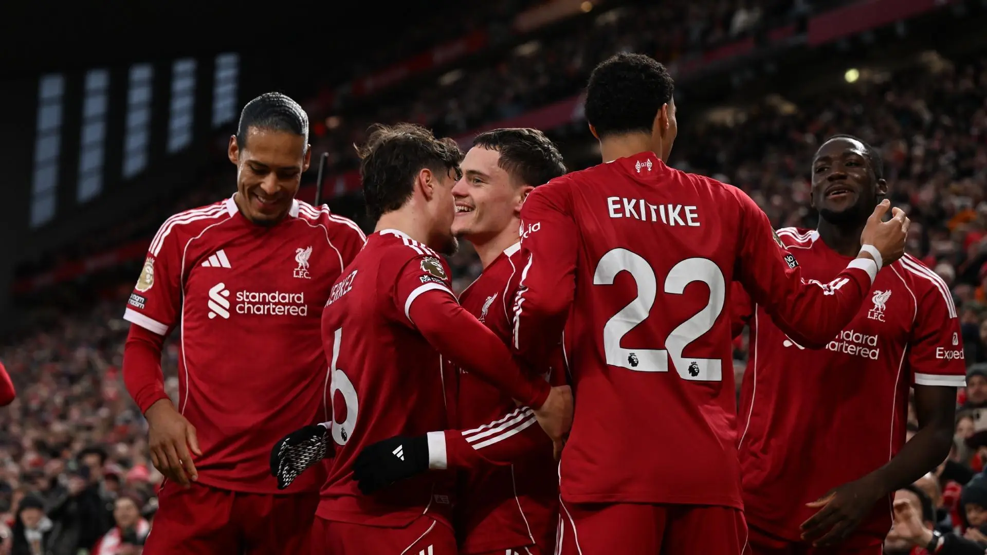 Gravenberch and Wirtz score as Liverpool end 2025 with win over Wolves