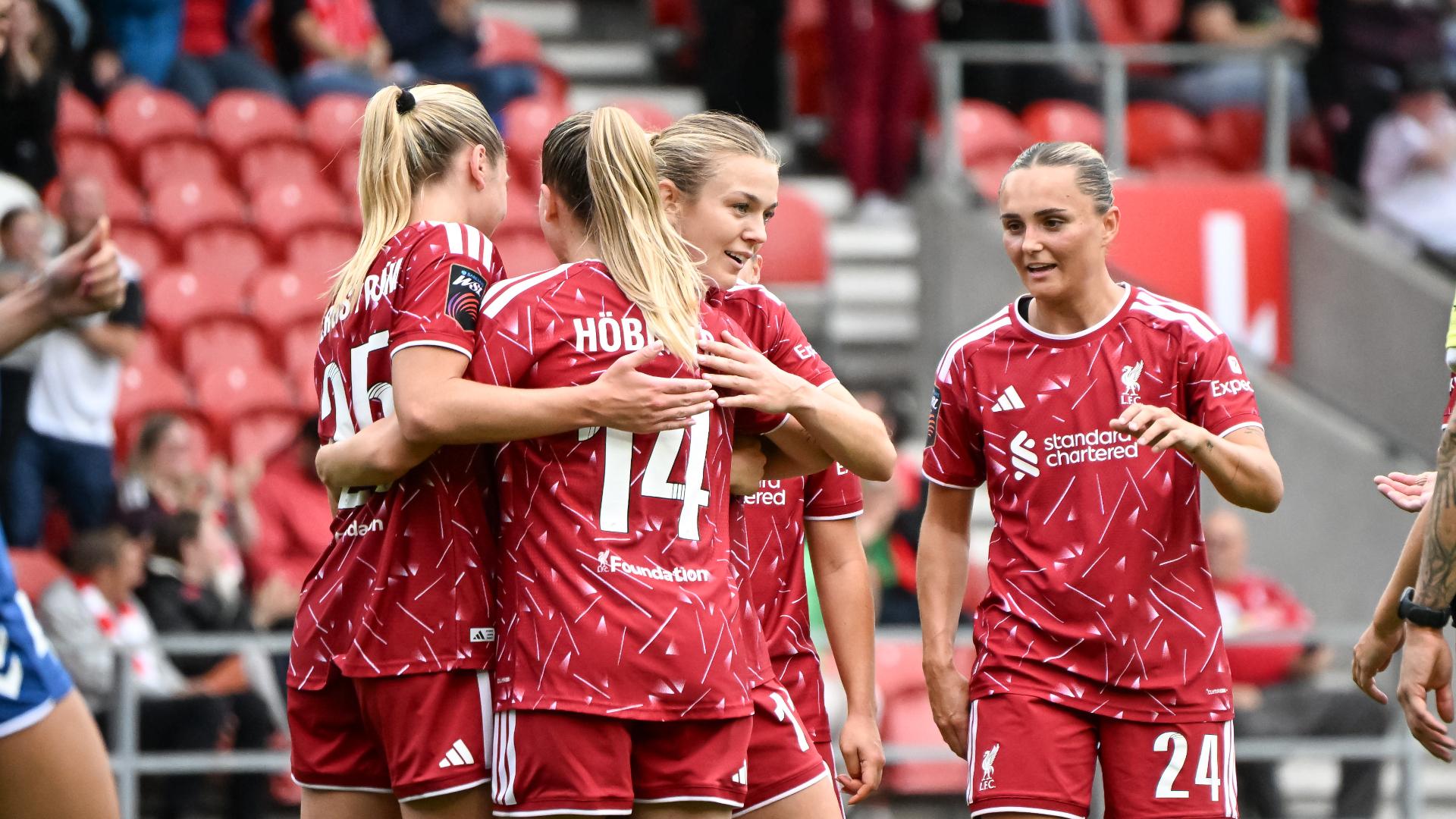LFC Women score seven as final pre-season friendly ends in big win