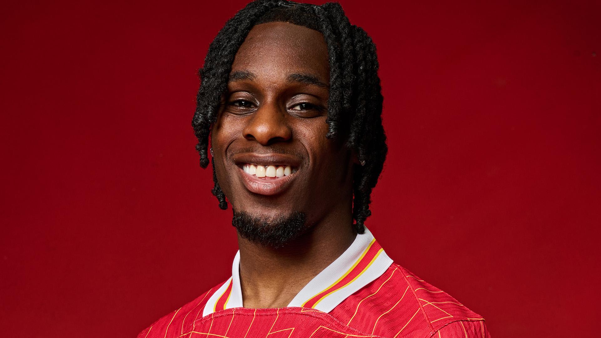 Watch Jeremie Frimpong's first interview as a Liverpool player