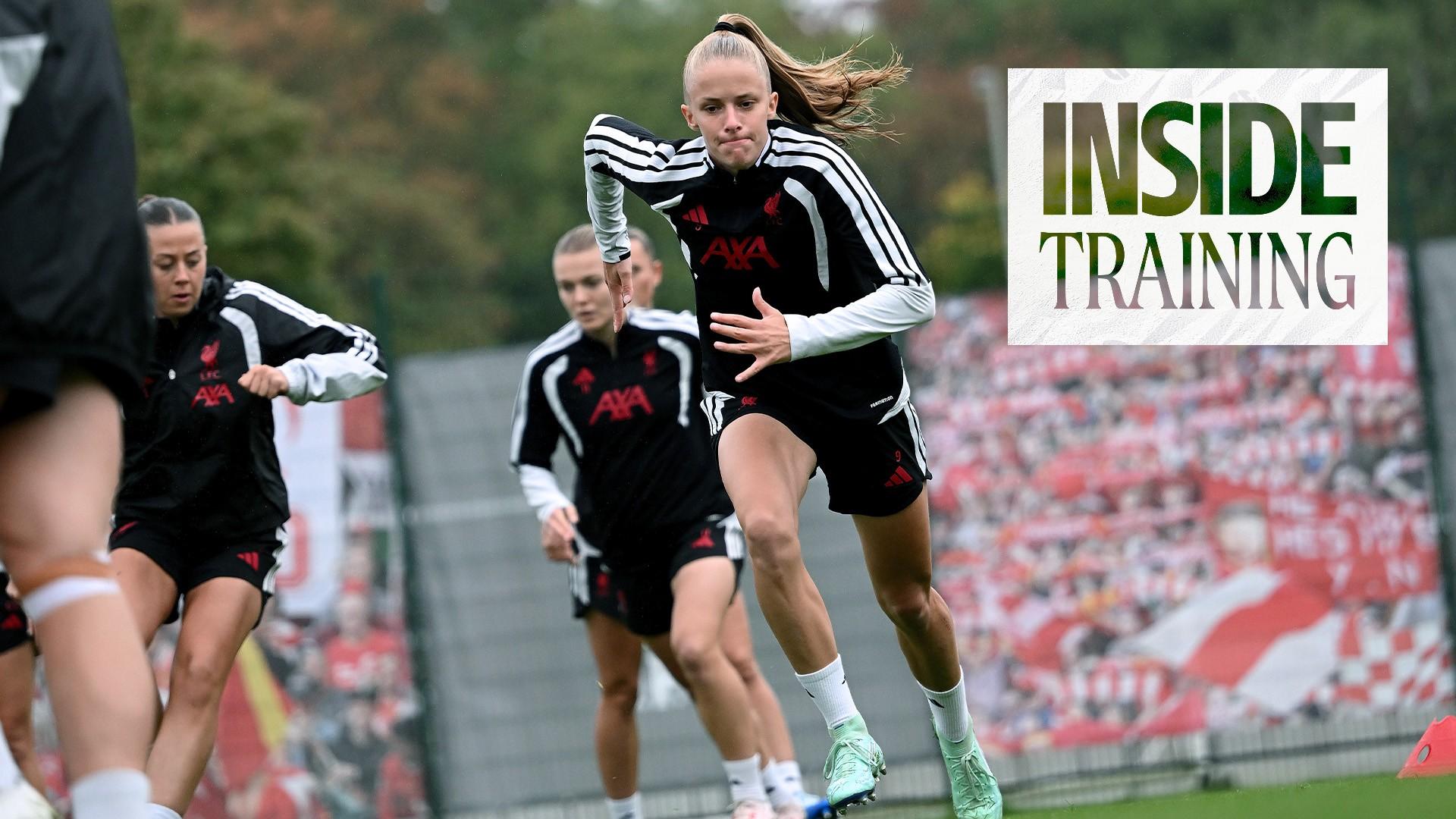 Inside Training: Behind the scenes with LFC Women ahead of Merseyside derby