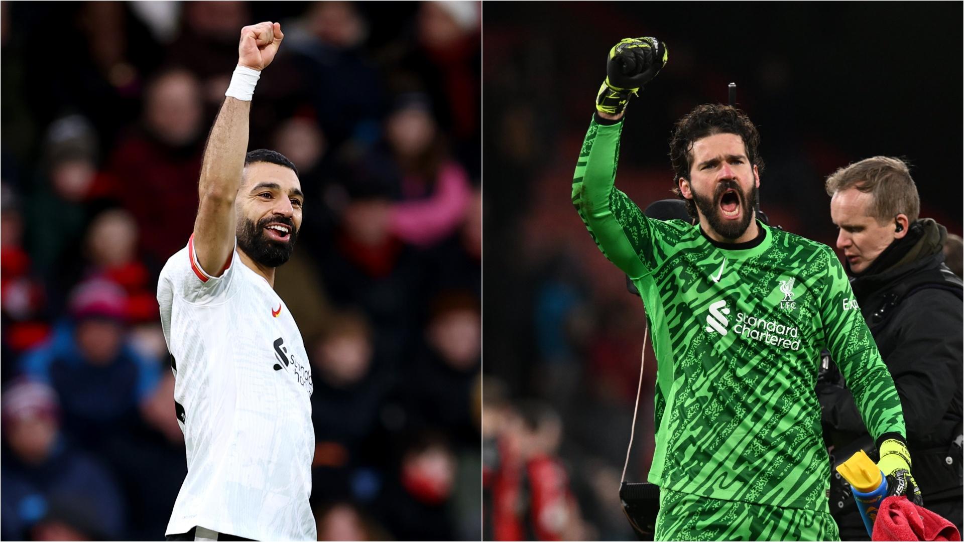 'We are going in the right direction' - Salah and Alisson reaction after Bournemouth 0-2 Liverpool