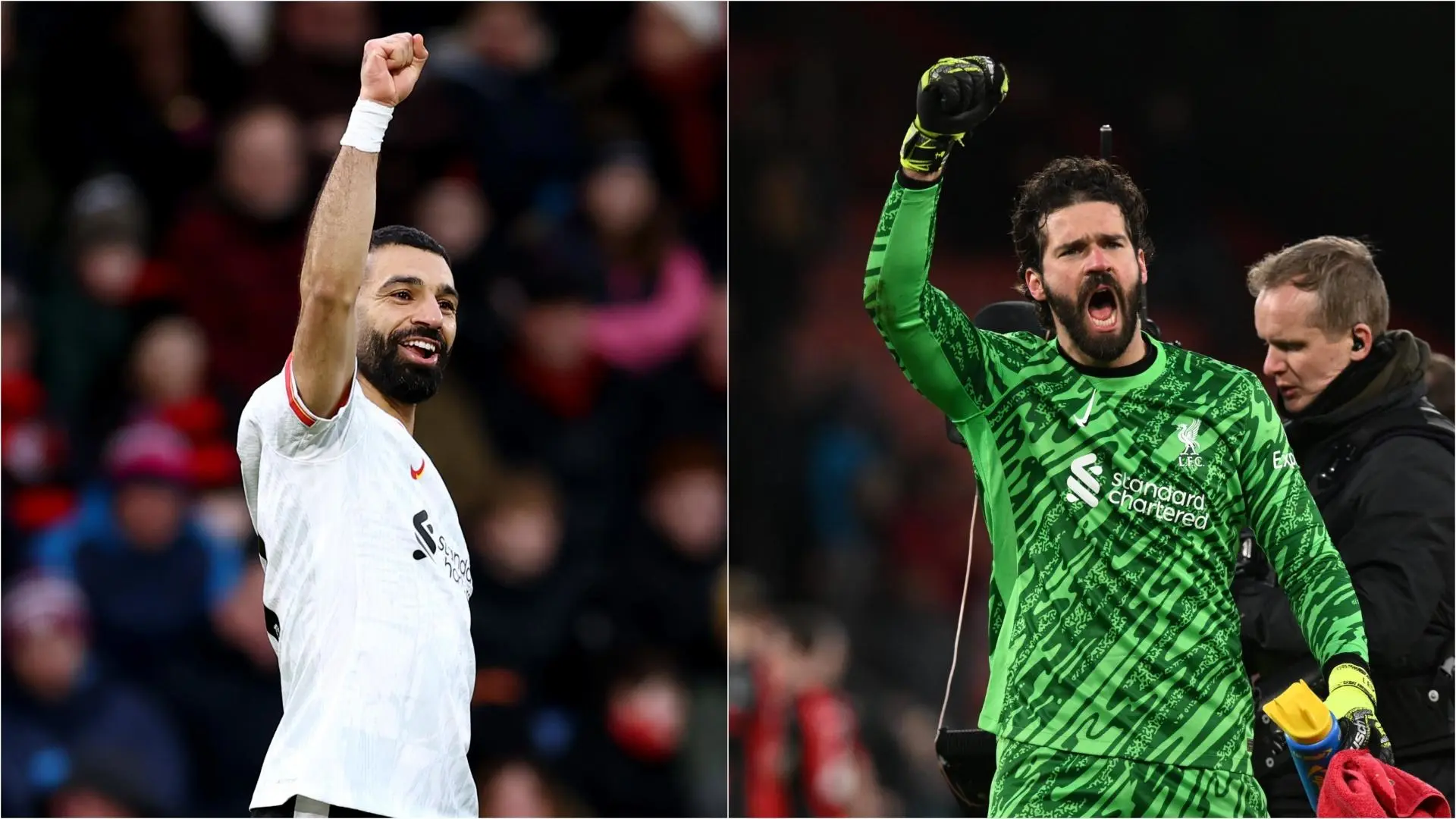 'We are going in the right direction' - Salah and Alisson reaction after Bournemouth 0-2 Liverpool