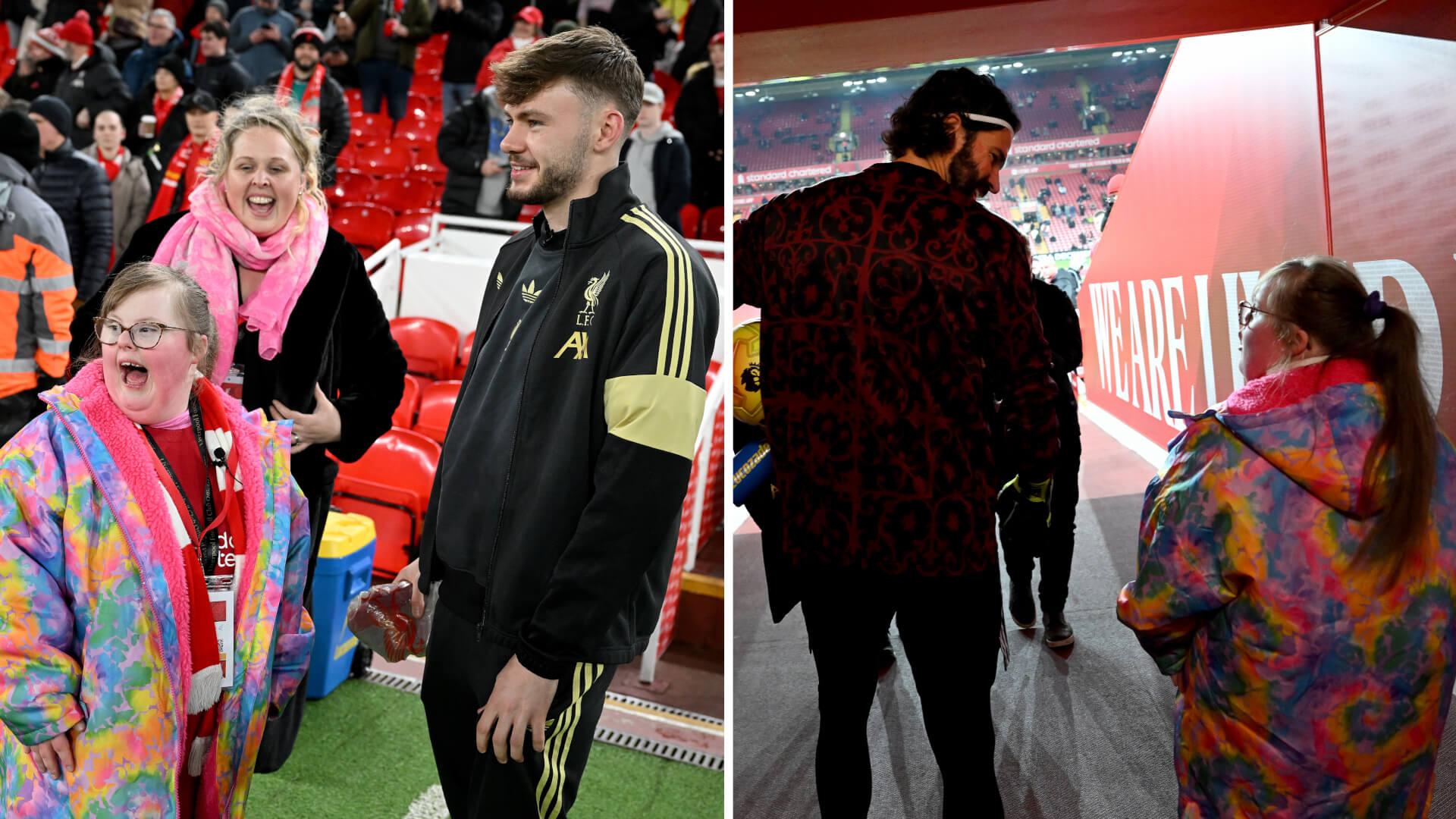 'Best day ever' - Charity work, teaching Alisson and tears on the Kop: Reagan's special story