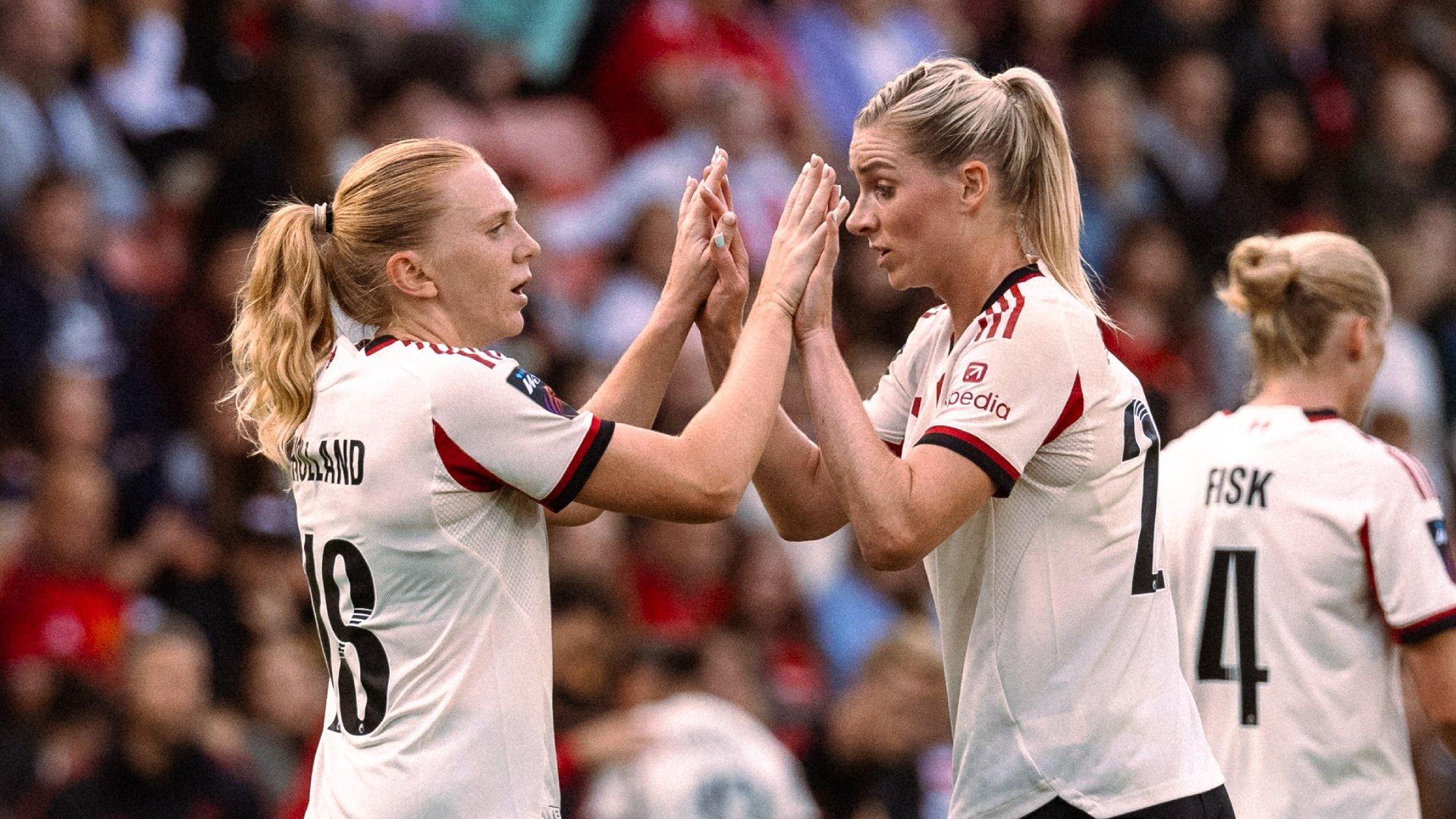 Women's friendly highlights: Manchester United 2-2 Liverpool
