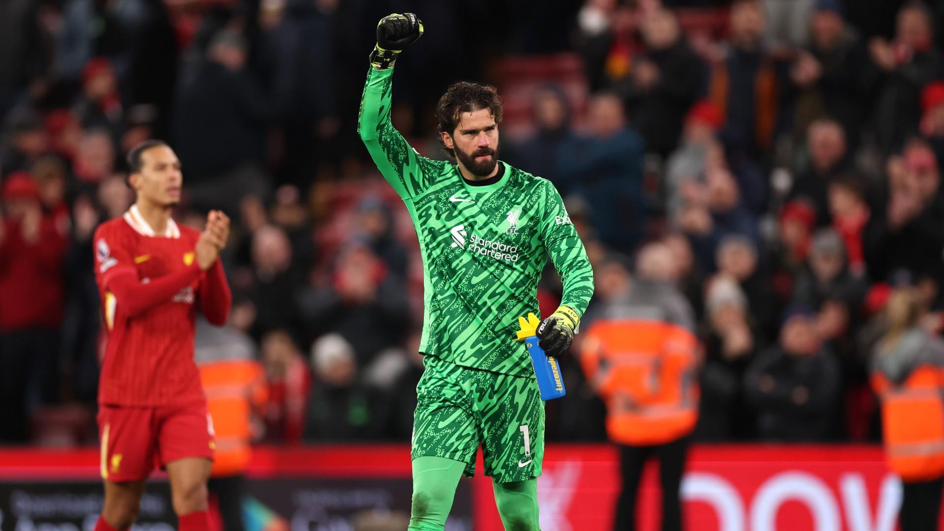 The run-in: Alisson chases Golden Glove and 100 Premier League clean sheets