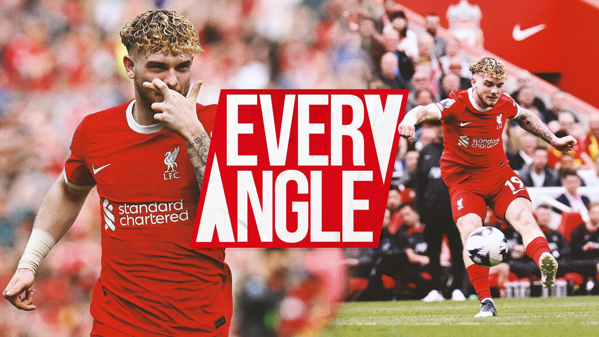 Watch every angle of Harvey Elliott's stunner v Tottenham