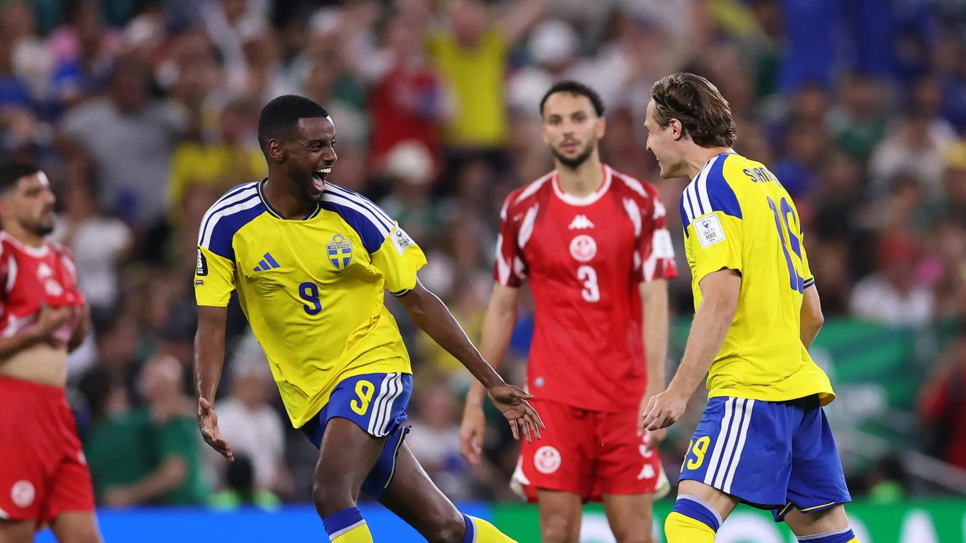 World Cup: Alexander Isak scores and assists twice for Sweden