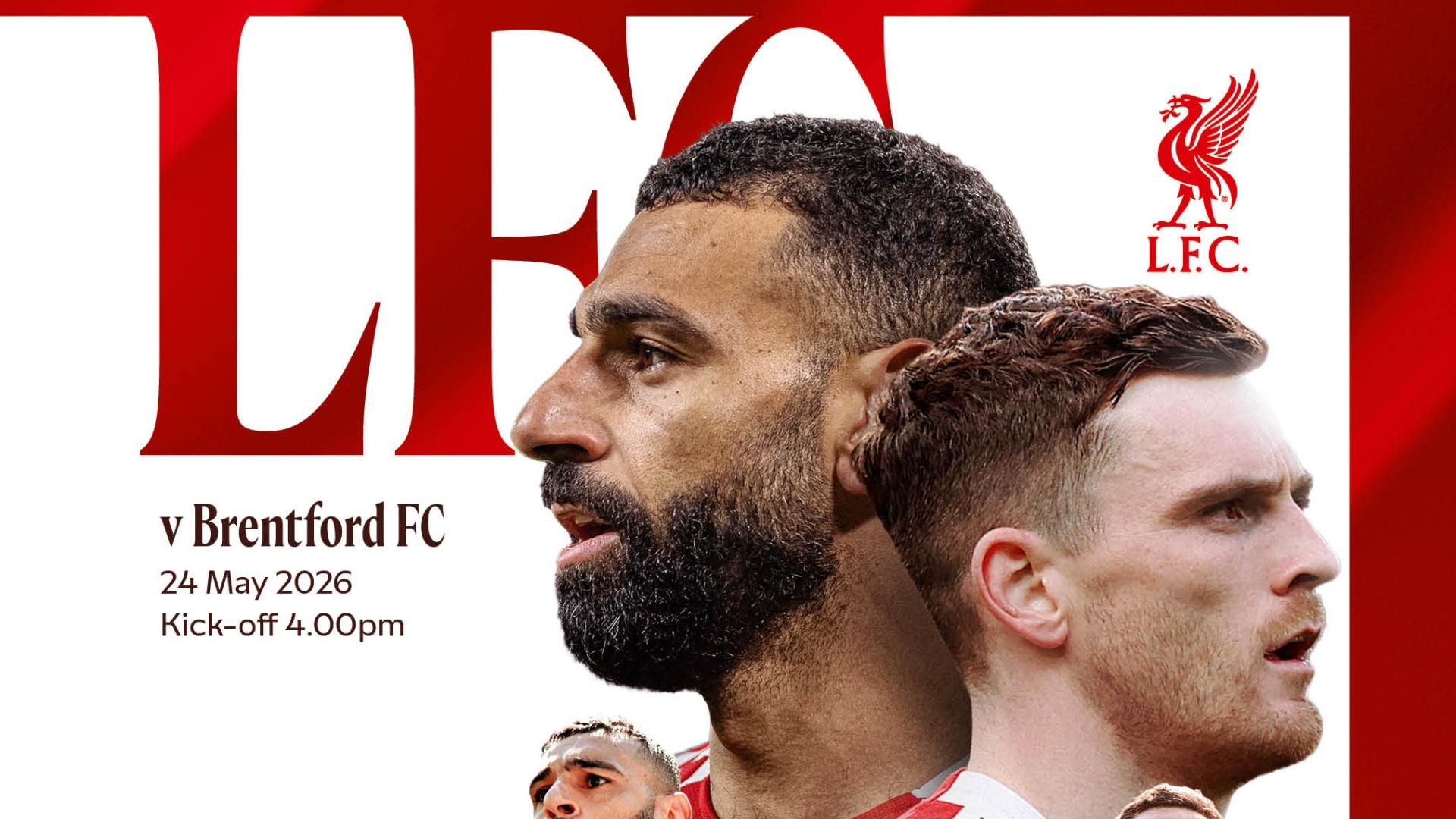 Order your copy of the programme for Robertson and Salah's Liverpool farewell