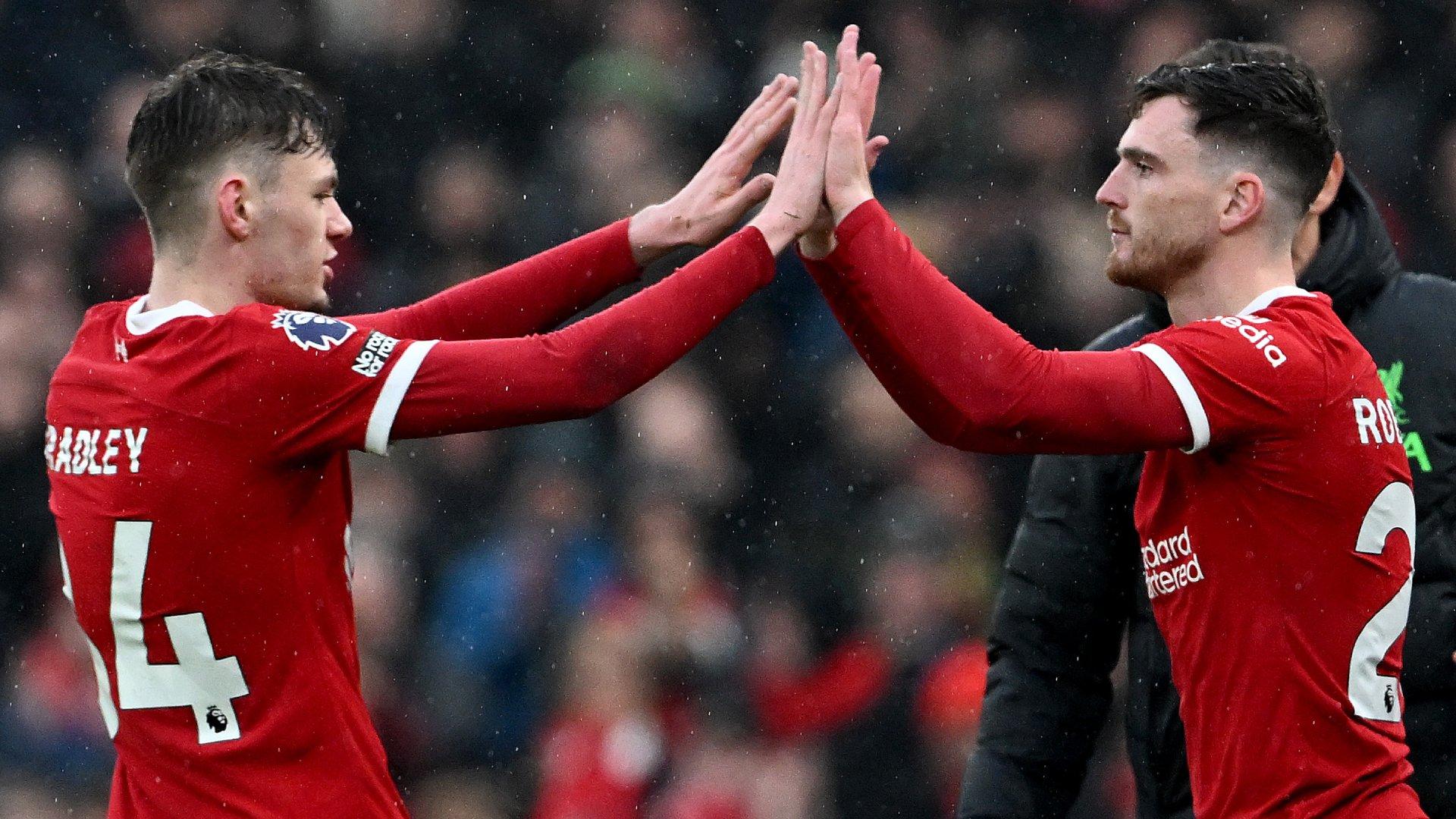 Conor Bradley relishing international battle with 'brilliant' mentor Andy Robertson