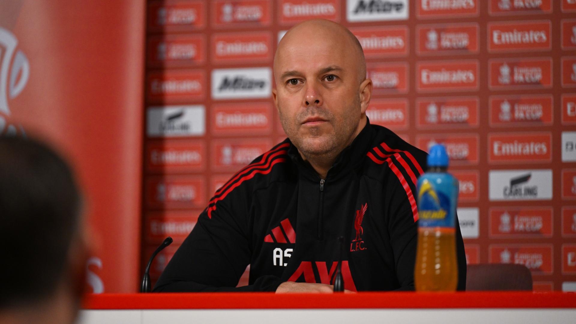 Thursday: Watch Arne Slot's FA Cup press conference live