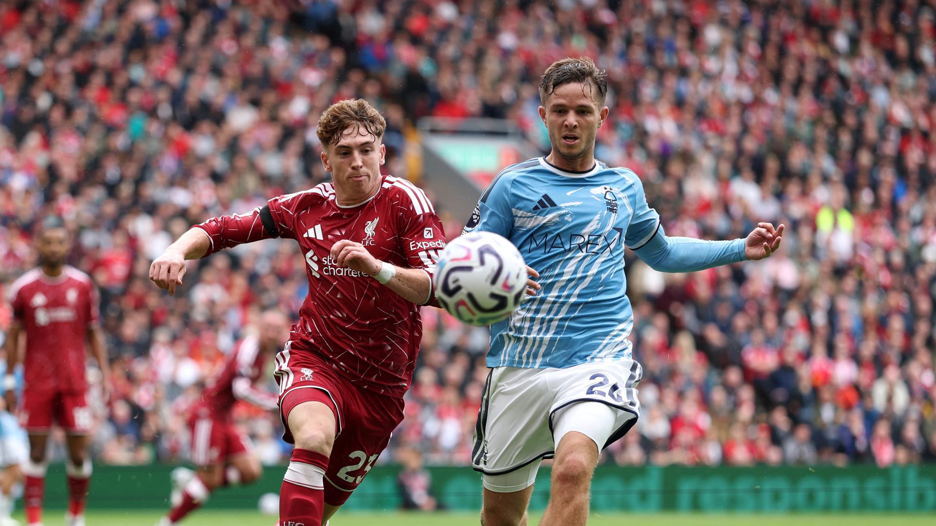 Isak and Munoz score as Liverpool draw with Nottingham Forest