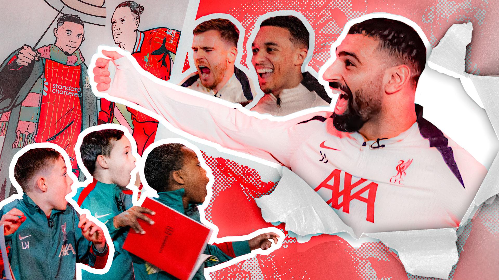 Watch: Alexander-Arnold, Robertson and Salah's World Book Day surprise with Kodansha