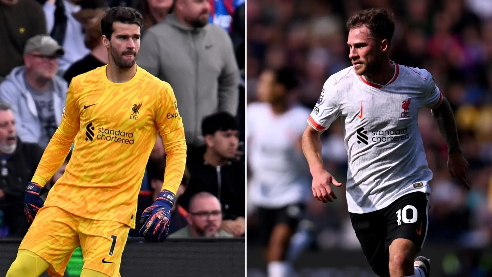 Alisson Becker and Alexis Mac Allister injury update