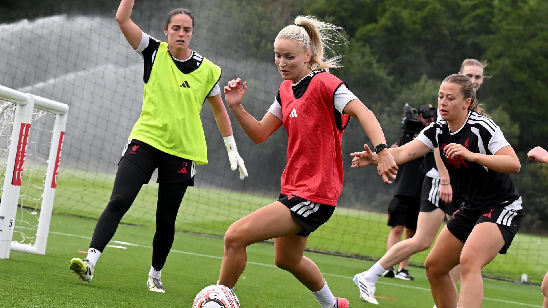 Gallery: Pre-season training continues for LFC Women in Wales
