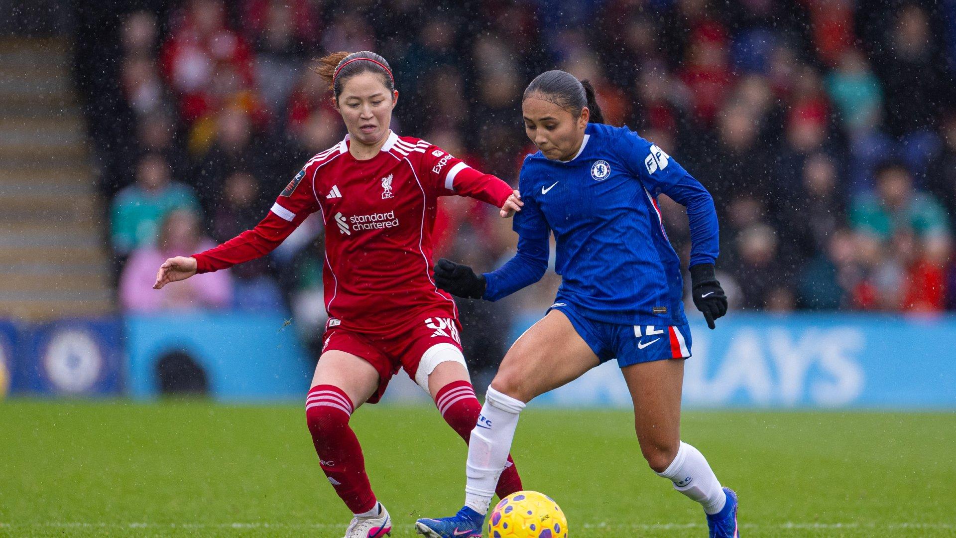 Liverpool lose 2-0 at Chelsea in WSL