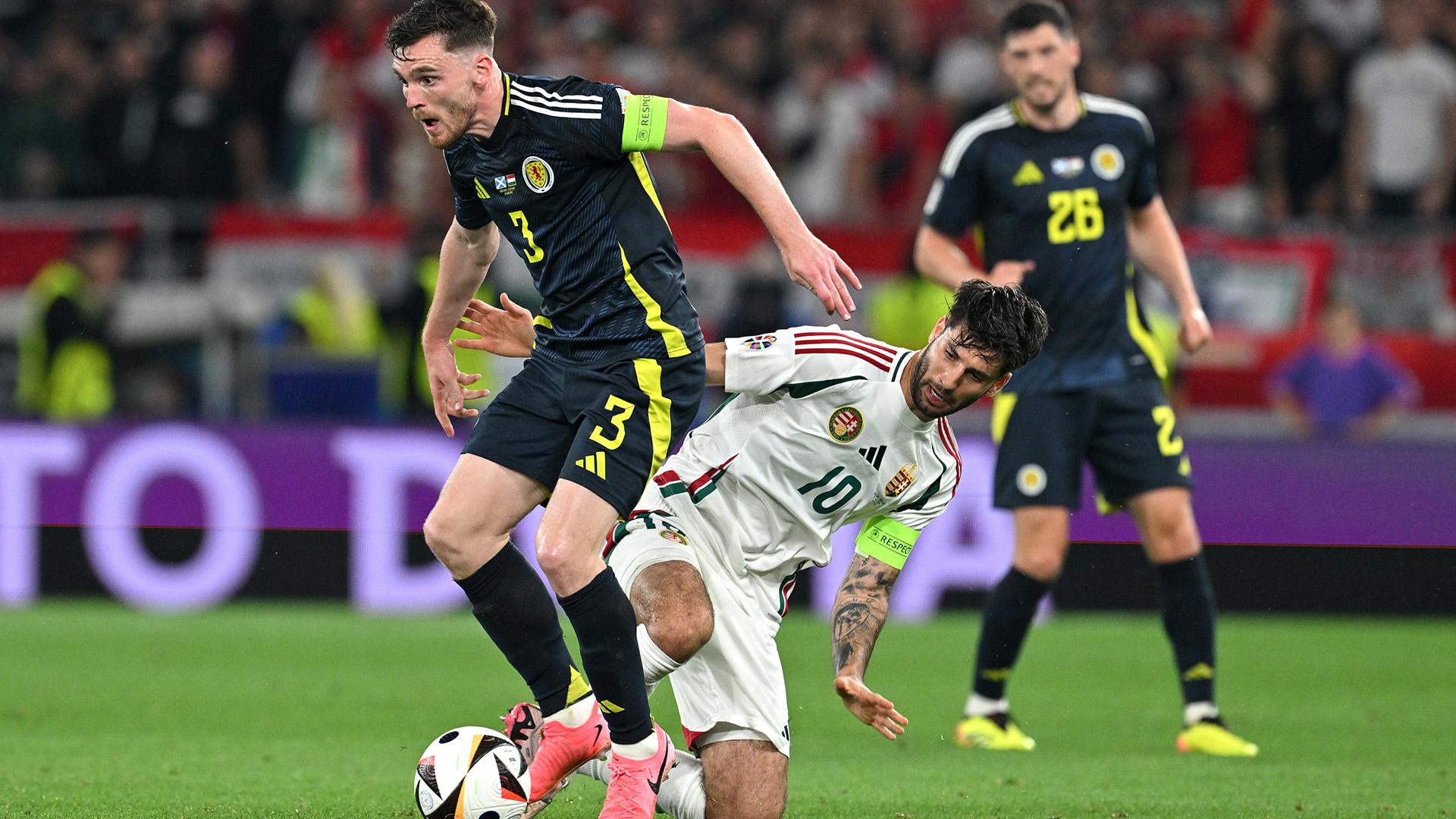 Euro 2024: Szoboszlai's Hungary claim late win over Robertson's Scotland
