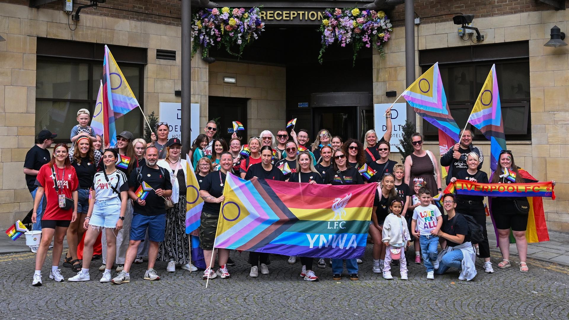 Gallery: Liverpool FC join Liverpool Pride march 2026