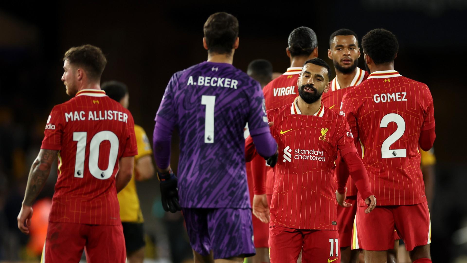 Who was Liverpool's Carlsberg Player of the Match v Wolves?