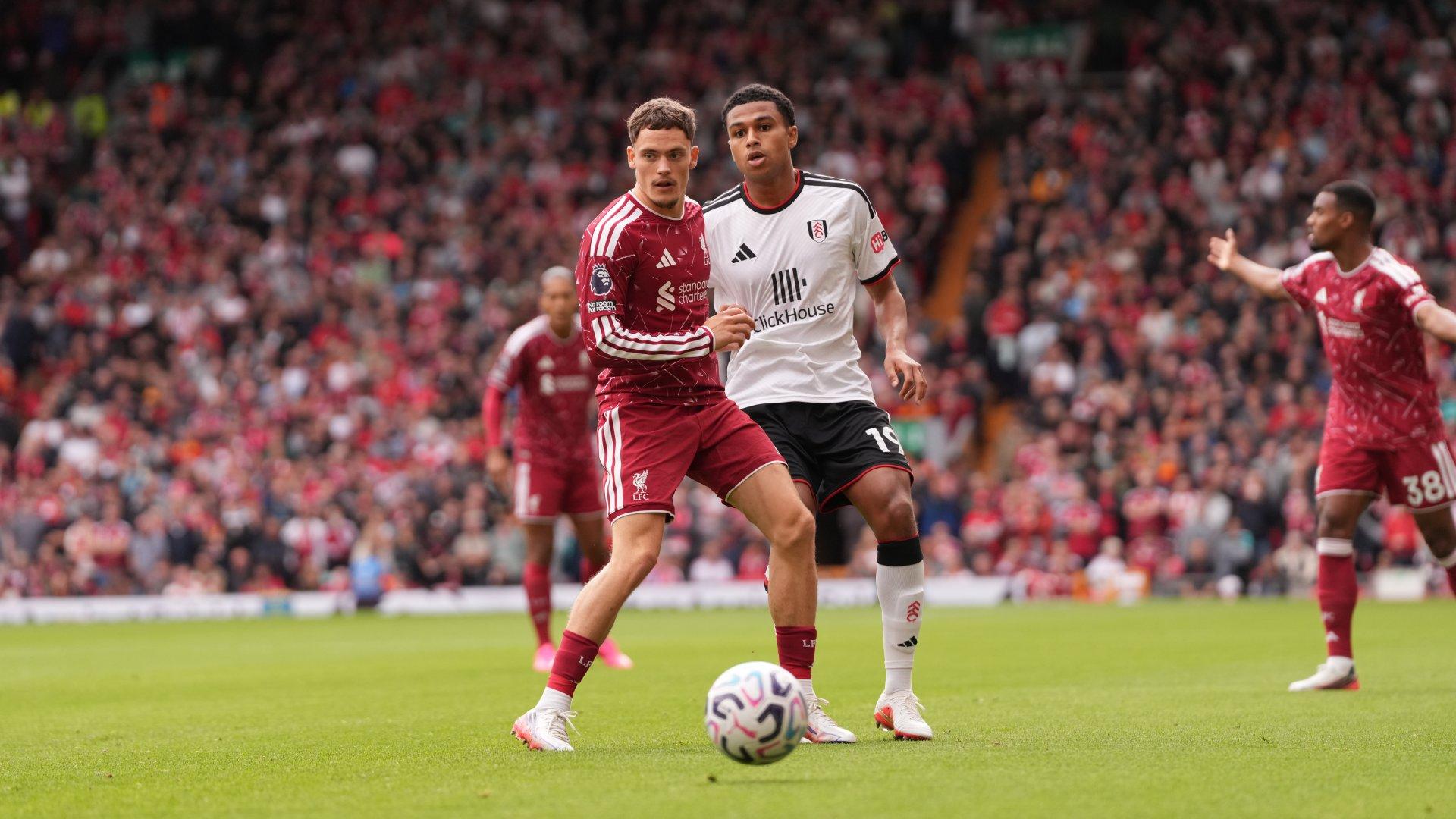 Liverpool held to 0-0 draw by Fulham at Anfield