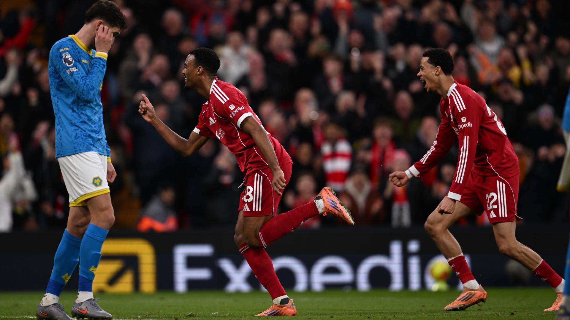 Liverpool 2-1 Wolves: Watch free highlights