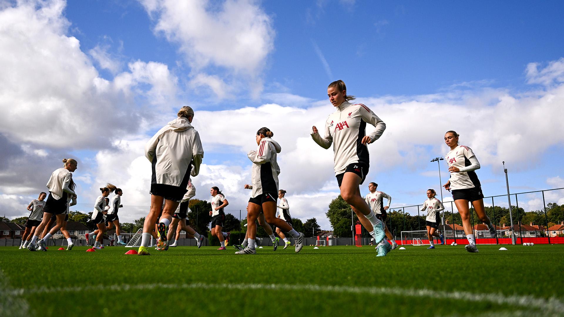 Gallery: LFC Women's Friday training for WSL clash with Leicester City