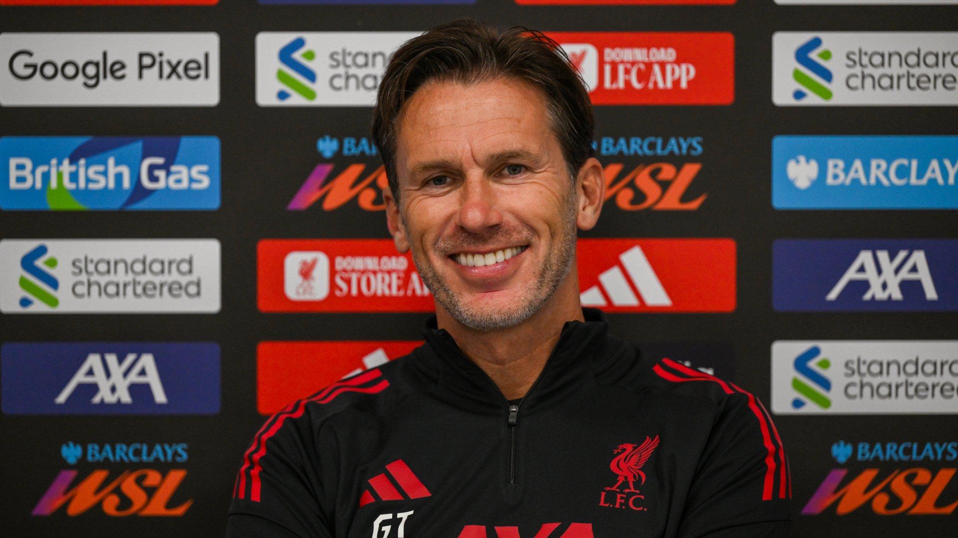 Press conference: Watch Gareth Taylor preview Arsenal v LFC Women