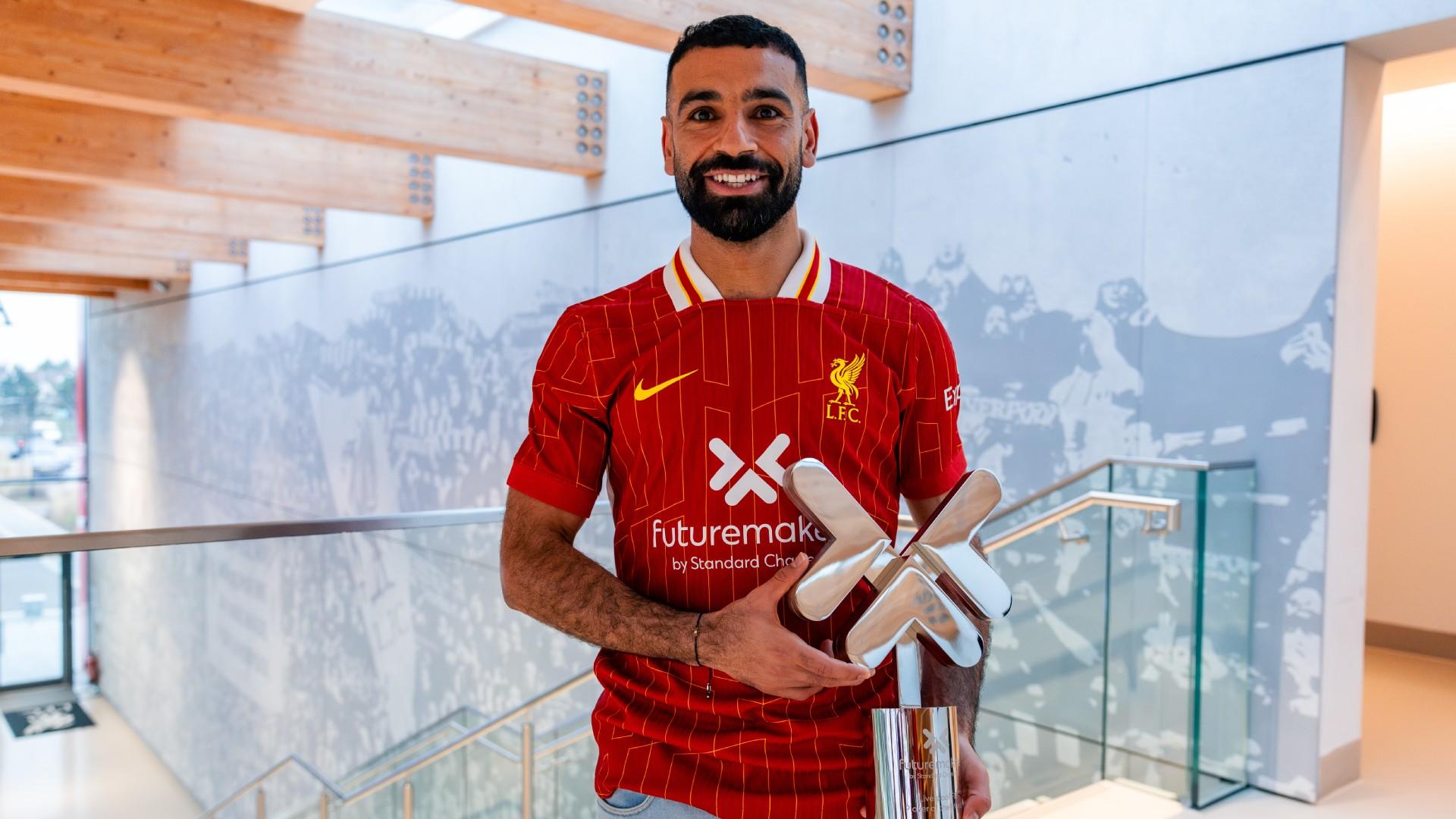 Mohamed Salah wins Liverpool's Player of the Month award for October