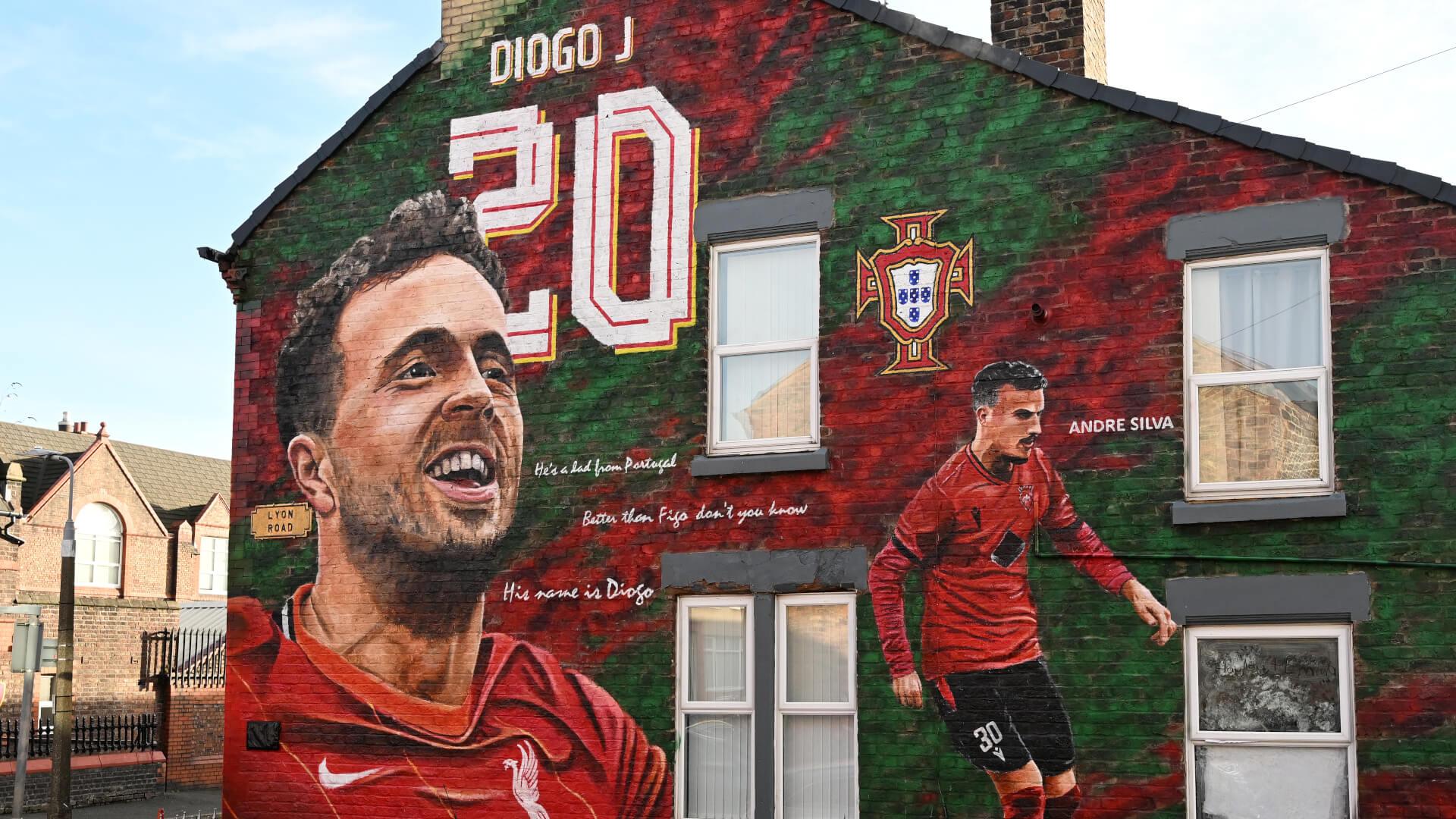 Money raised for Diogo Jota mural will support LFC Foundation programme in his name