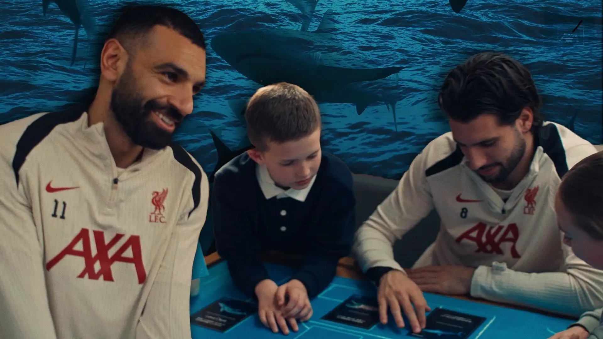World Earth Month: LFC stars join AXA and kids to learn about ocean science