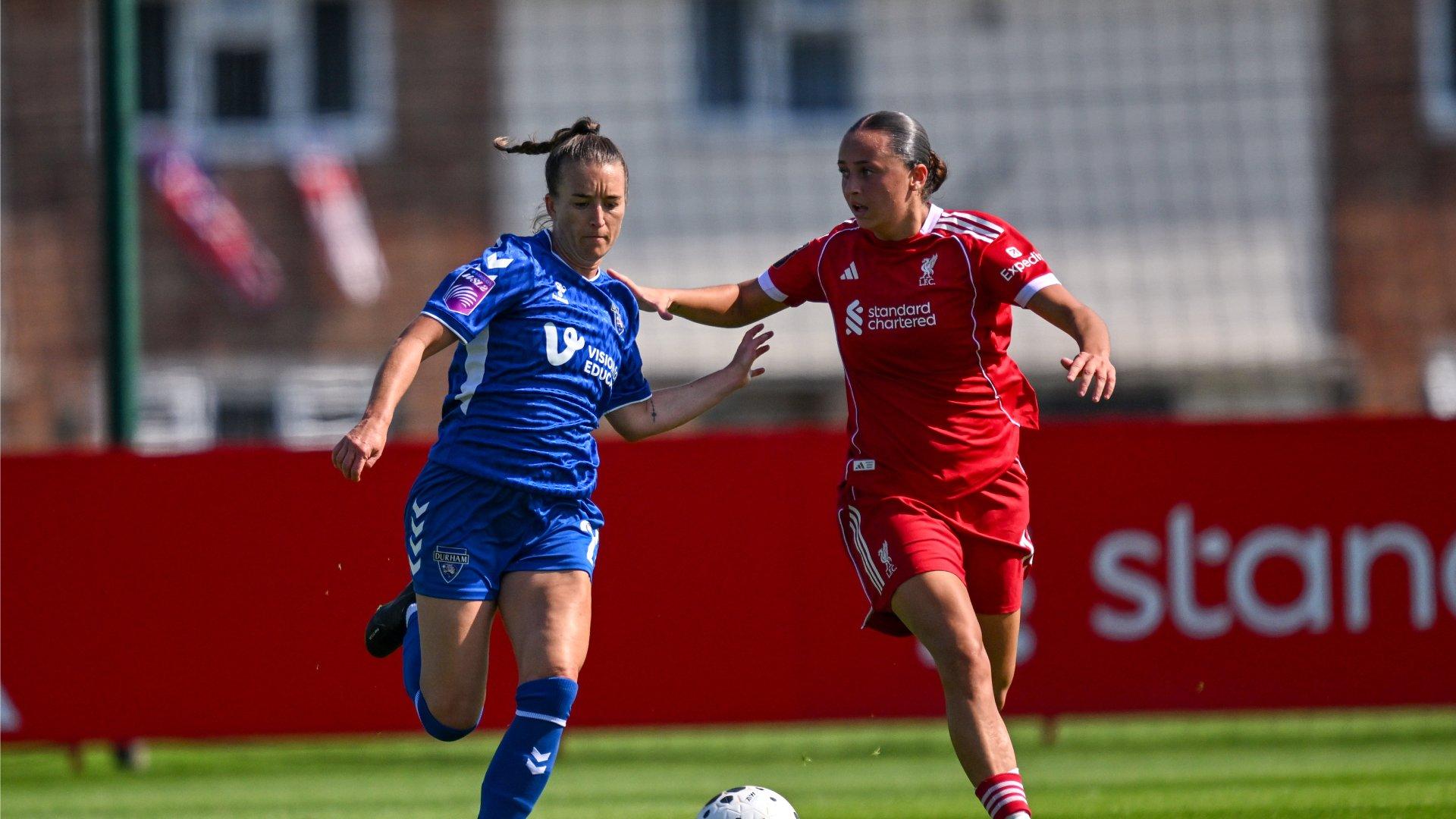 LFC Women lose to 1-0 Durham in pre-season friendly at Melwood