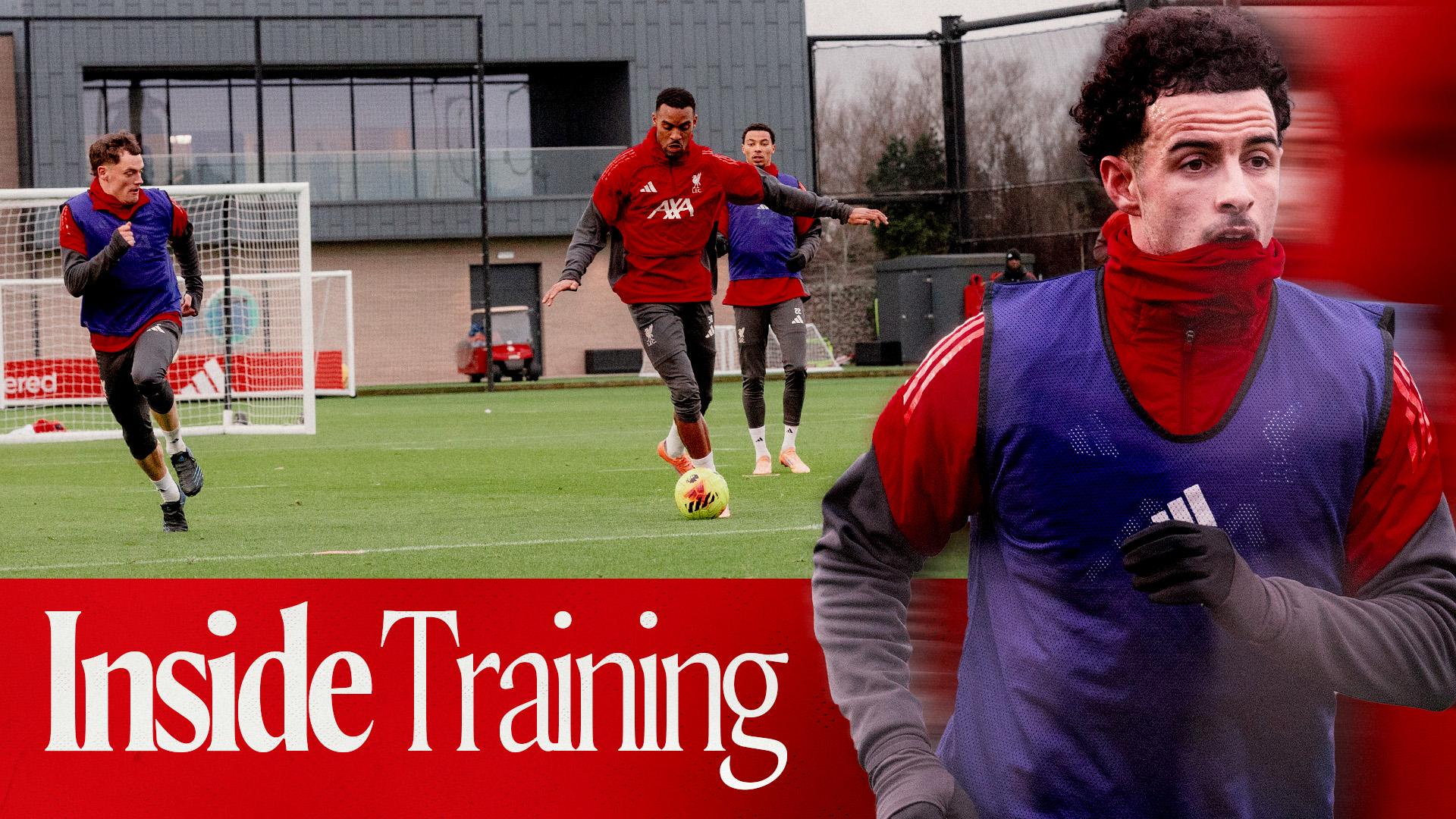 Inside Training: Liverpool turn attention to festive clash with Wolves