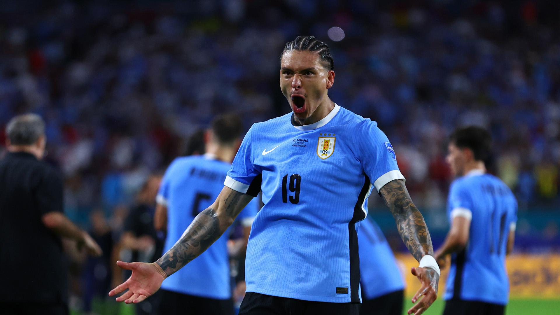 Copa America: Darwin Nunez scores as Uruguay start with win over Panama