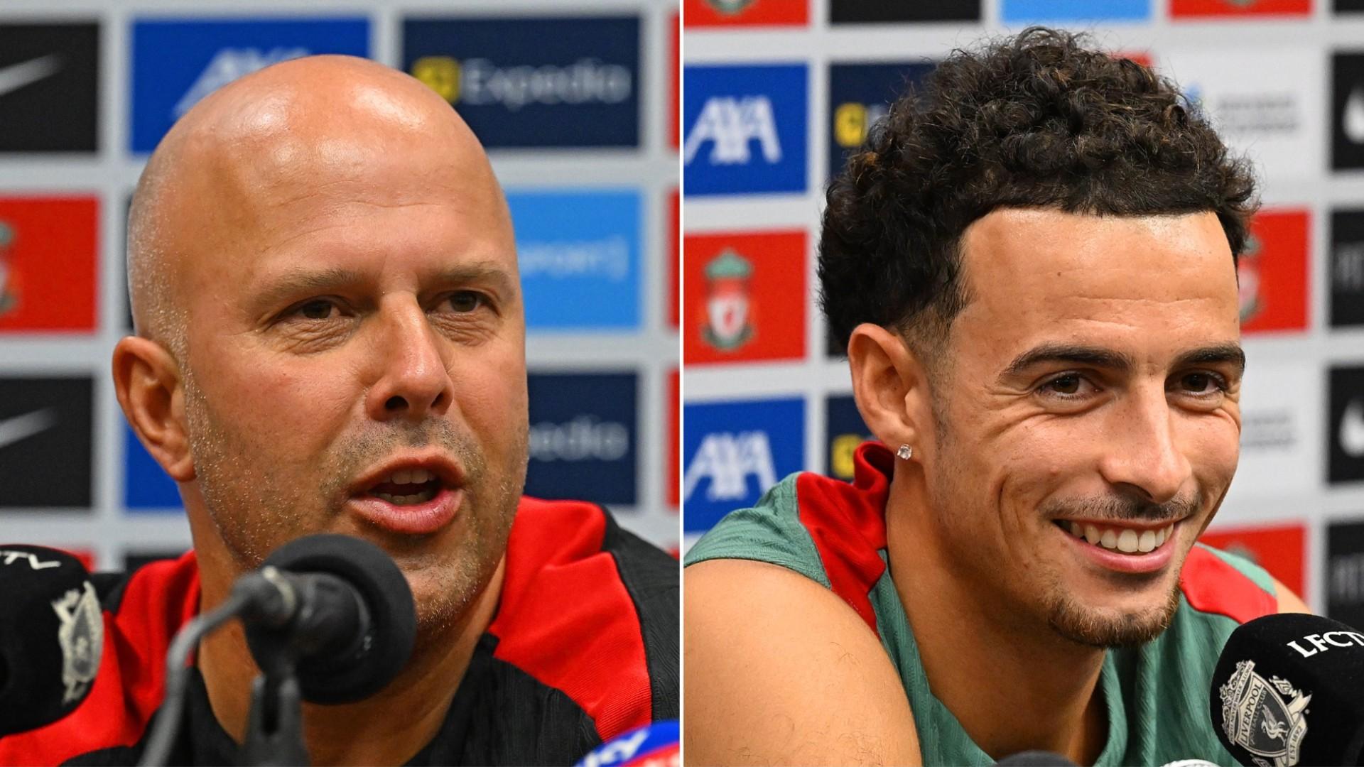 Watch Arne Slot and Curtis Jones' press conference in Pittsburgh