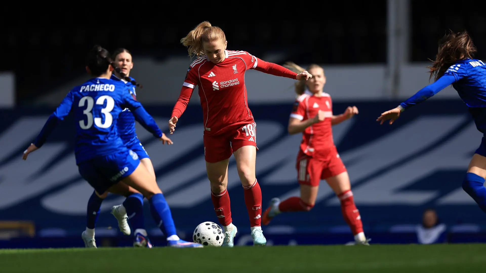 Watch Ceri Holland's brilliant solo strike at Goodison Park