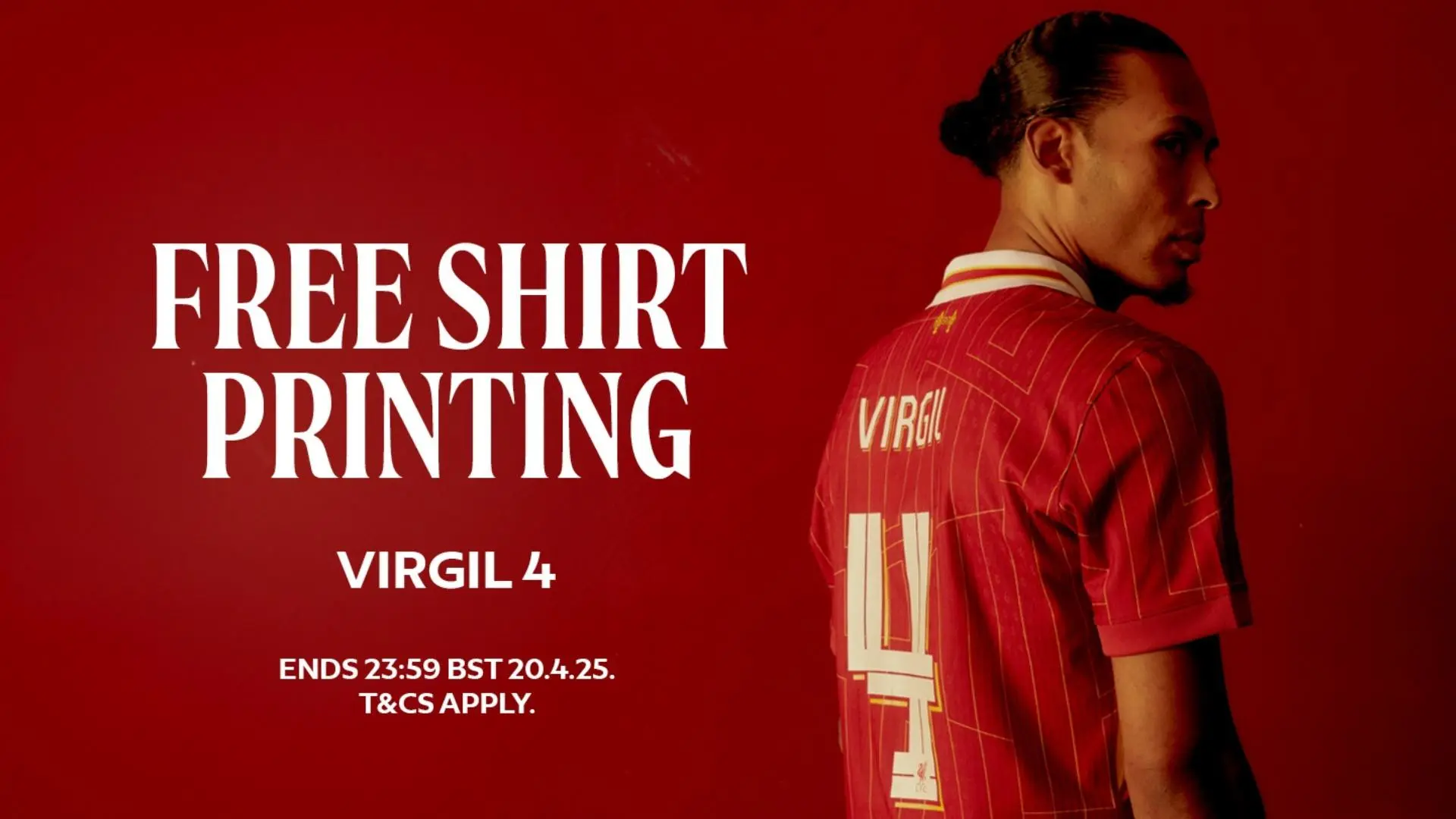 Get free 'Virgil - 4' shirt printing with LFC Retail