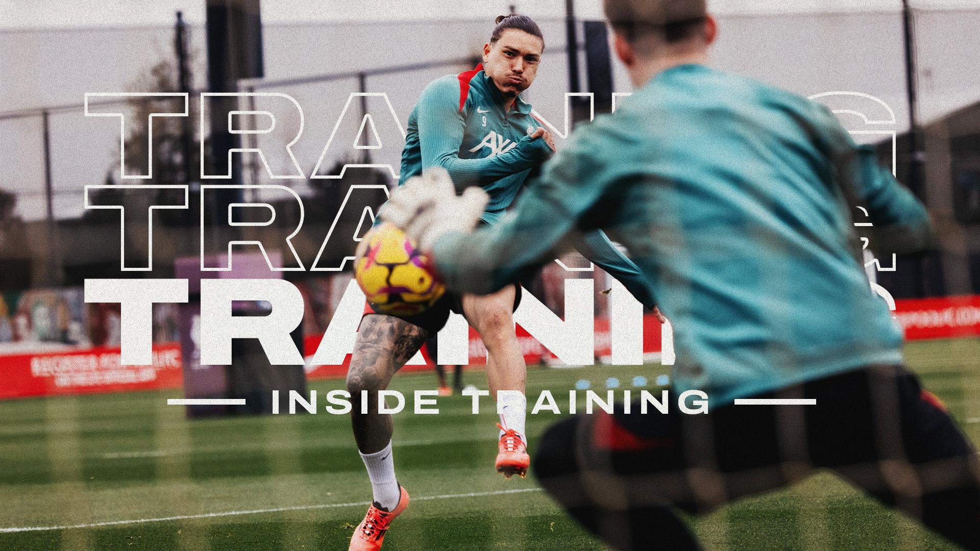 Free Inside Training video: Behind the scenes on the eve of Liverpool v Brighton