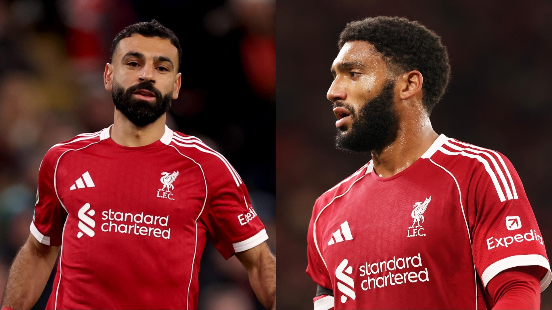 Injury update: Mohamed Salah and Joe Gomez